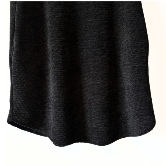 Cherish Chenille Pocket T-Shirt Dress Black Size S - Picture 4 of 7